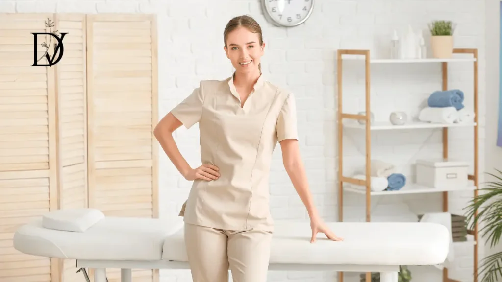 a massage therapist